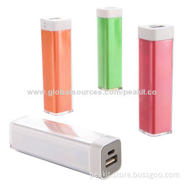 Power Bank, 2100mAh, Various Colors are Available